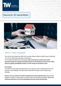 Pay Less Tax - IHT Special newsletter