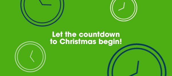 Let the countdown to Christmas begin!