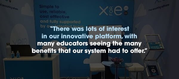 "There was lots of interest in our innovative platform, with money educators seeing the many benefits that our system had to offer."