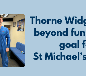 Meg and Bryn soar beyond fundraising goal for St Michael’s Hospice